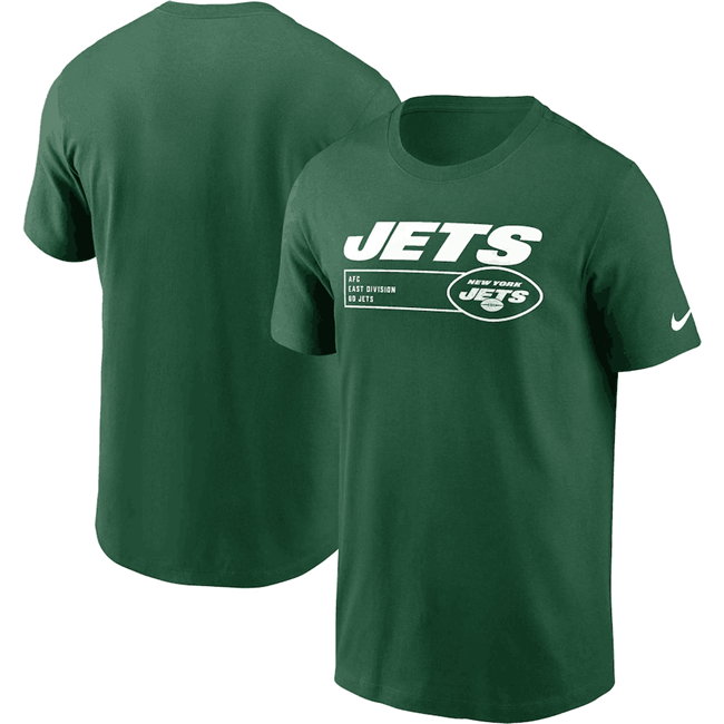 Men's New York Jets Green Division Essential T-Shirt